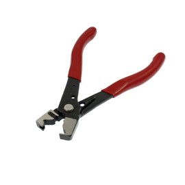 New Lon0167 Red Plastic Featured Coated Handle Clic-R reliable efficacy Collar Hose Clip Clamp Plier 6.5"(id:72c 84 f6 16f)