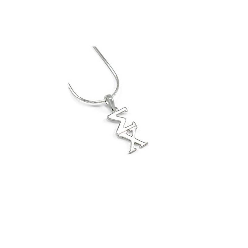 The Collegiate Standard Sigma Chi Fraternity Sterling Silver Lavaliere