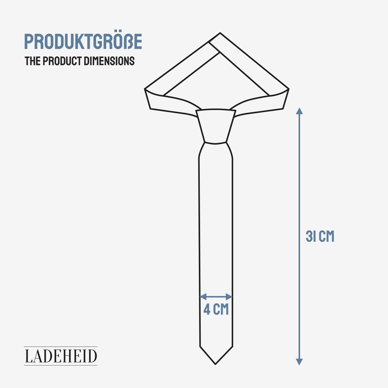 Ladeheid TKM Children's Tie for Boys - Elegant Matte Look,
