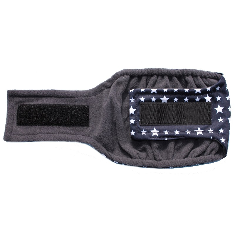 Glenndarcy Male Dog Belly Band - Marking - Blue Stars