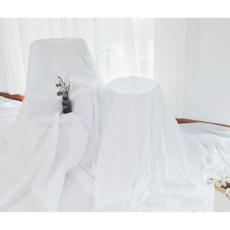 5X7ft Solid White Chromakey Photography Backdrop Video Studio White Portrait