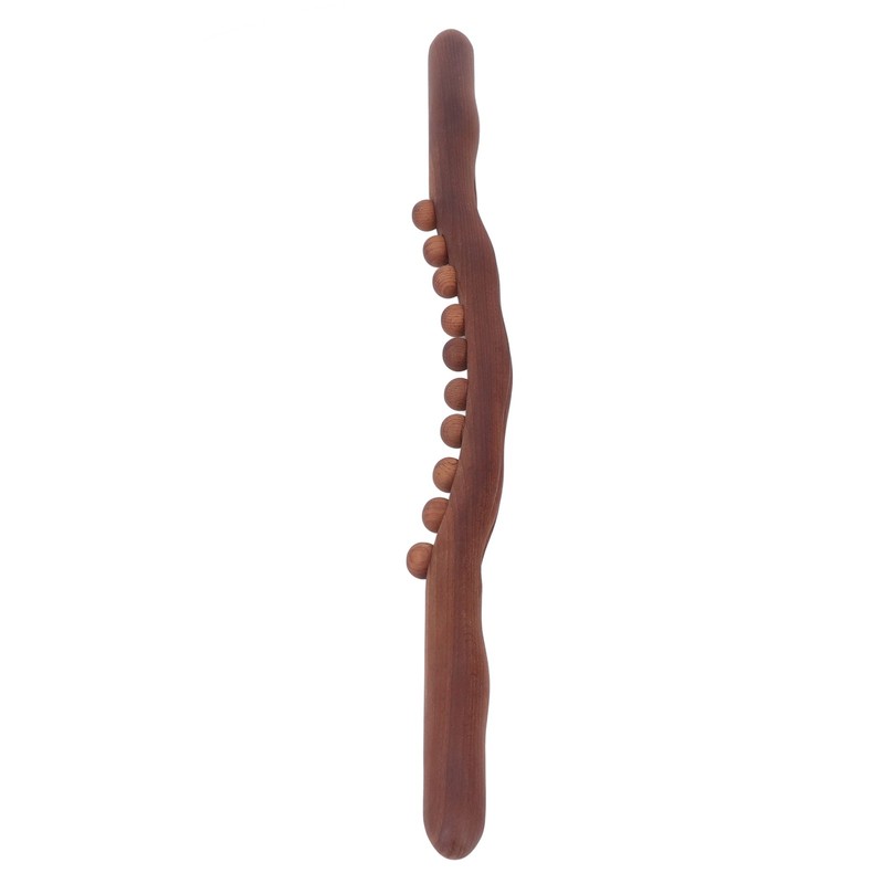 2Pcs Wooden Scraping Stick 10 Massage Dots Large Contact Wooden