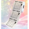Printed TP Dot and Box Game Printed Toilet Paper Gag