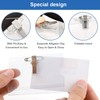 30 x Clear Waterproof Plastic ID Badge Holders