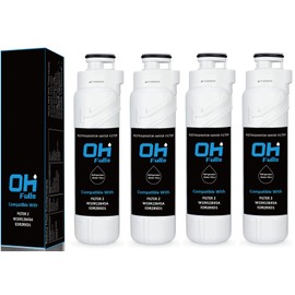 W10413645A Refrigerator Water Filter Replacement, Compatible with W10413645A Filter 2 EDR2RXD1 Refrigerator Water Filter 2, 9082, 9903 Water Filter (4-Pack)