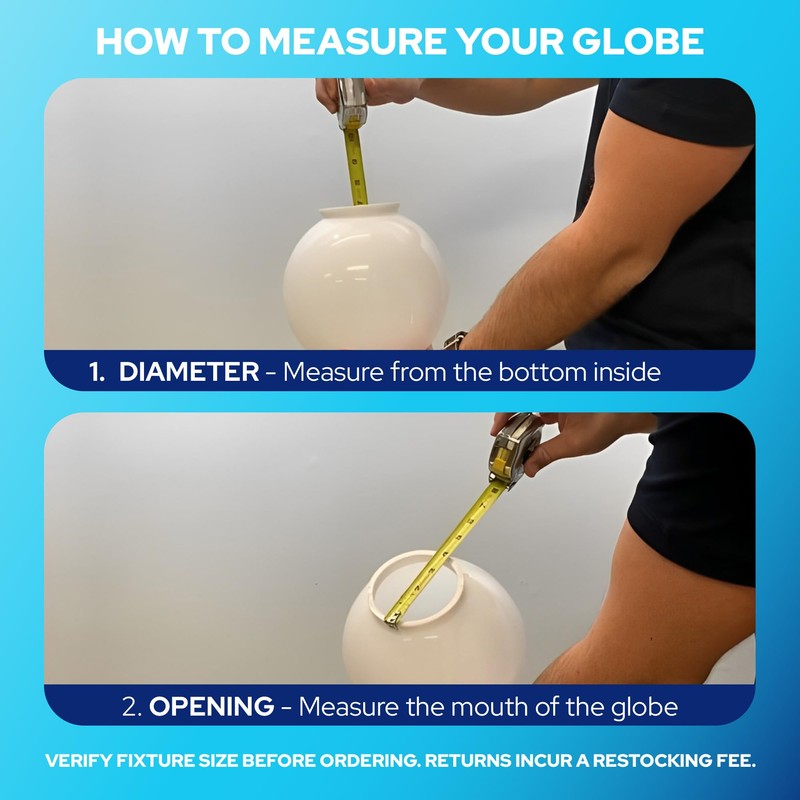KastLite 12" Clear Acrylic Lamp Post Globe | Smooth Textured