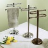 Gatco 1546 Counter Top S Style Towel Holder, Chrome
