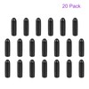 DMiotech 20 Pack 3/32" ID Black Screw Thread Protectors Rubber