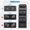 MACHSWON Car Left Front Window Switch Driver Side Control Door