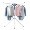 JAUREE Tripod Clothes Drying Rack Folding Indoor, Portable Drying Rack