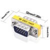 YARCHONN DB15 VGA Gender Changer Solderless Connector Male to Male