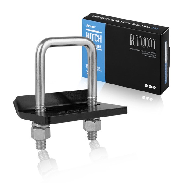RETRUE Hitch Tightener, Hitch Stabilizer Heavy Duty Anti-Rattle Clamp for
