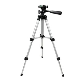 Operitacx Adjustable Height Rotating Aluminum Alloy Tripod Stand with Quick Release Mount for DSLR Cameras and LCD Monitors Versatile Photography and Videography Support Silver