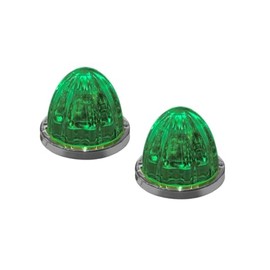 RoadWorks | White/Green Watermelon HERO Lights | 2 Pack | HEROWGCWM-2