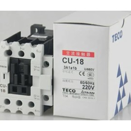 CU-18 CU18 TECO 220VAC contactor (1PC)