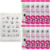 Core Zipper Bag, Panda Pattern, Height 1.3 x Width 9.4