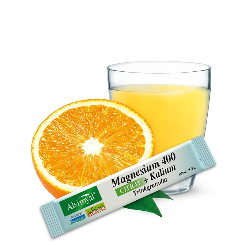 Magnesium 400 Citrate + Potassium Drinking Granules 20 Sticks (0.1