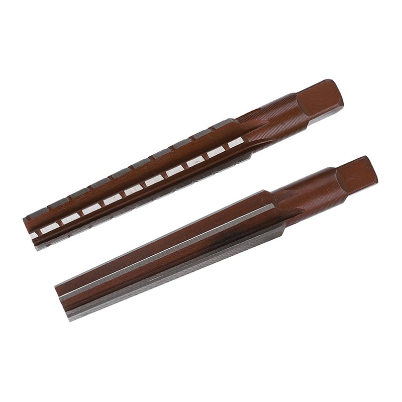 2PCS Rough Fine Morse Taper Reamer High Carbon Steel Straight