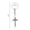 OBEISN Elegant Keyring with Classic Cross Design, as a Gift