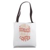 Half Trichologist, Half Coffee Lovers Tote Bag