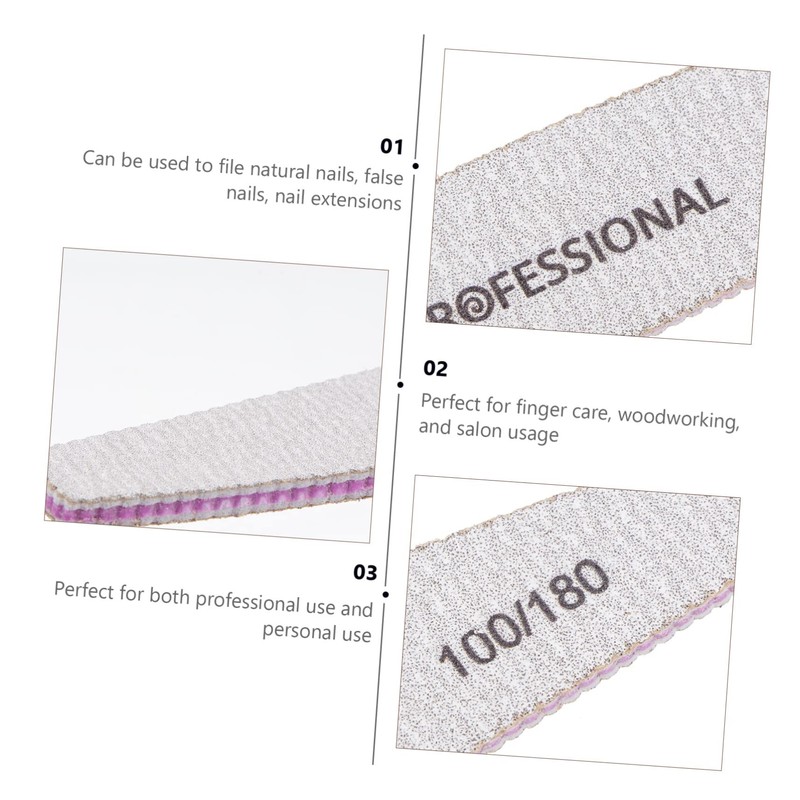 BIUDECO Essential Manicure Set 5 in 1 Nail File Buffer
