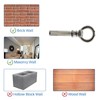 HLGHLG 5/16" x 4-3/16" Expansion Eyebolt Screw Heavy Duty 304