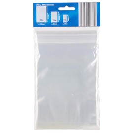 026309WU, Pack of 100 Grip Seal Bags in 3 Sizes, Versatile, Quick Release, ZIPLOCK Resealable Bags Packaging Bag, Bags Plastic Bag