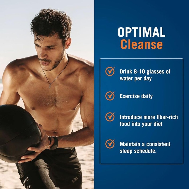 The Cleaner Detox, 52 Capsules, Powerful 7-Day Men Formula, Complete