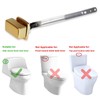 VALLVATER Toilet Flush Handle Replacement, Side Mount Toilet Tank Lever