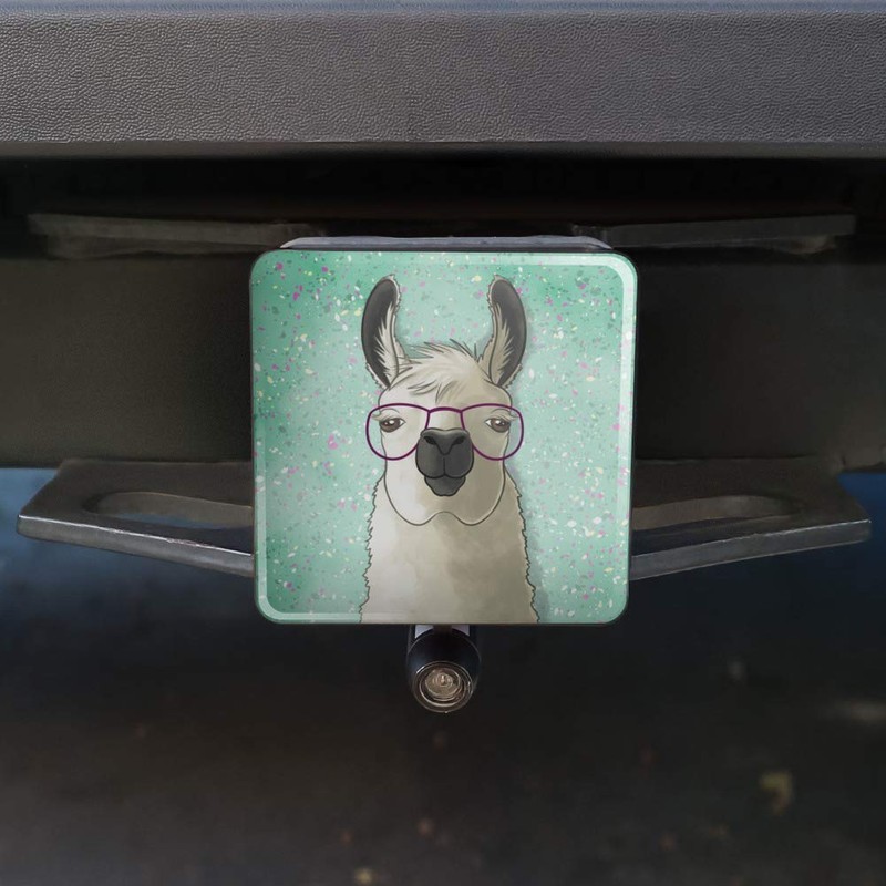 GRAPHICS & MORE Hip Llama with Glasses Tow Trailer Hitch
