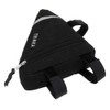 Aiqeer 1 Pcs Black Bike Triangle Bag, Bicycle Front Frame