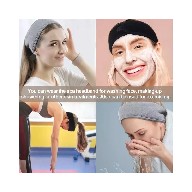 DECIS 10 Piezas Bandas Faciales De Toalla Para Spa Y
