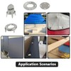 Marine Grade Turn Button Fastener Kits with Eyelet Bases Screws,