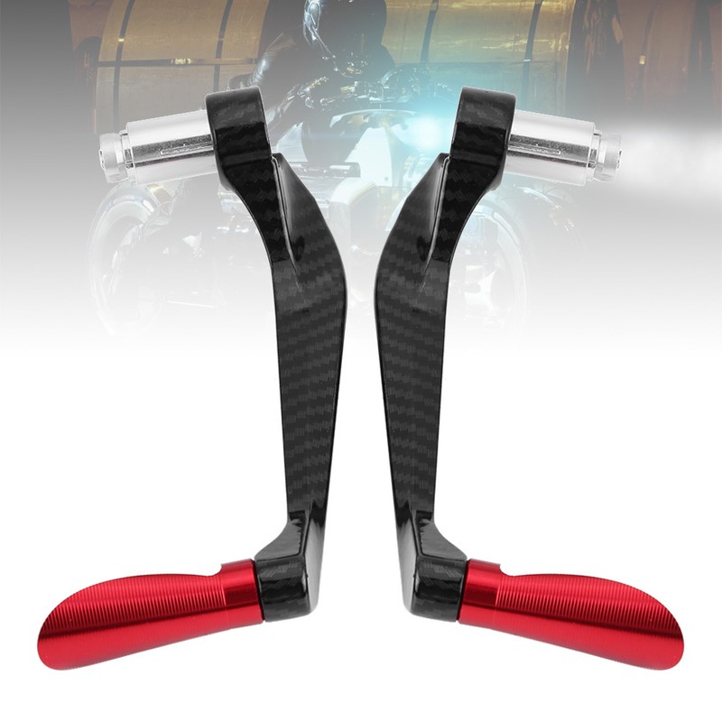 1 Pair of Carbon Fiber Motorcycle Brake Clutch Levers Handlebar