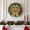 GOGOSY Christmas Tree Topper Bow,48''x 13'' Large Polyester Christmas Wreath
