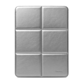 Comfyable Laptop Sleeve 15 Inch Precisely Compatible with MacBook Air 15-inch M2 Pro/Max 2023 A2941, Faux Leather Cover Case, Silver