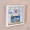 Gadgy Shadow Box Frame with 18 Clips | 10 x