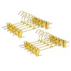 Amber Home 20 Pack Shiny Gold 12 Inch Metal Pants