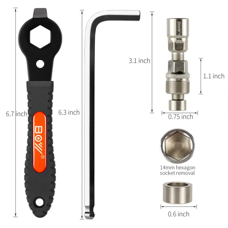 Bicycle Crank Puller for Square Taper Crank Splash Crank Arm