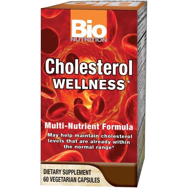 Bio Nutrition Cholesterol Wellness [Multi-Nutrient Formula] 60 veg capsules
