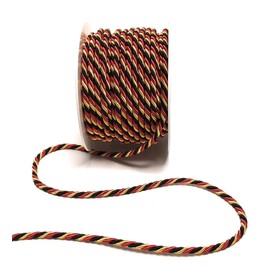 s.dekoda Cord 15 m x 4 mm Black Red Yellow Twist Cord Decorative Cord Germany Germany