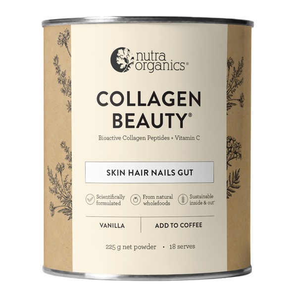 Nutra Organics Collagen Beauty - Vanilla - 225gm