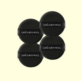 Jeongsaemmul JUNGSAEMMOOL Cushion Puff 4pcs Black 4p / 정샘물 쿠션 퍼프 4개입 블랙 4p