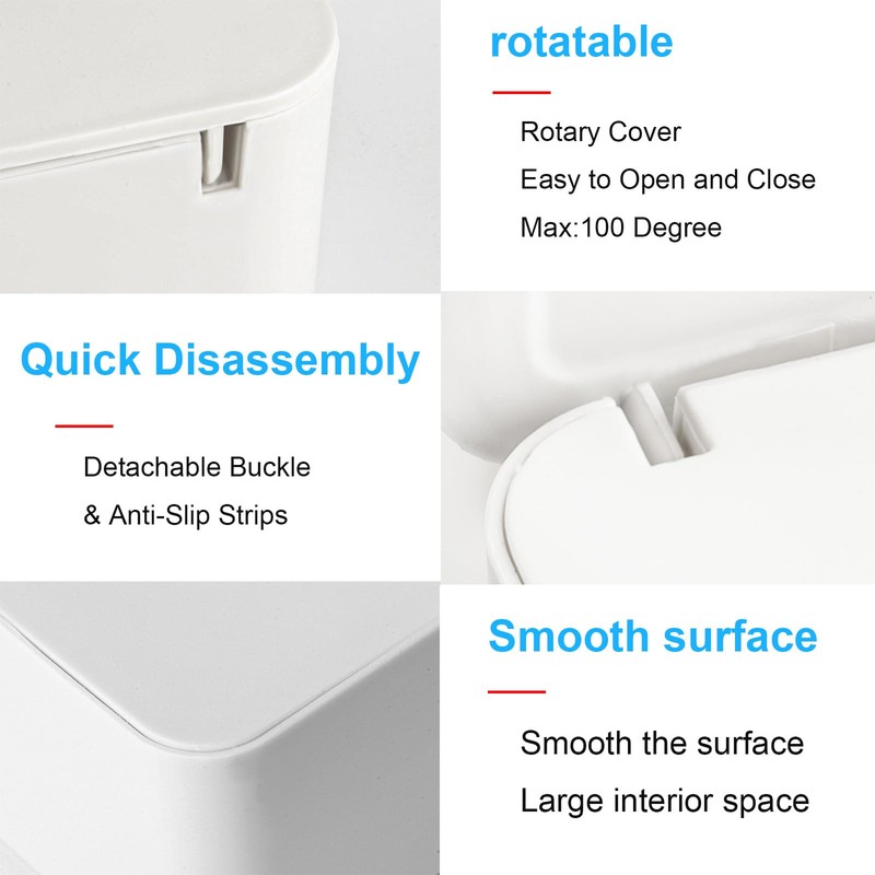 QBXMY7 2Pcs Diaper Wipes Dispenser, Refillable Wipe Container, Wipe Container