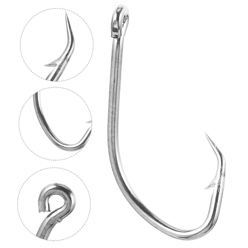 Kisangel Turtle Hook Set 50pcs Catching Hooks Extractor for Catfish