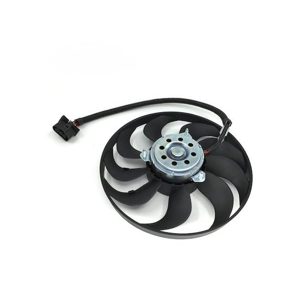 Right Passenger Side Radiator Cooling Auxiliary Fan Assembly - Compatible