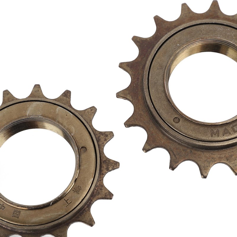 Tomotato 2 Piece Bicycle Freewheel Adapter Set, Iron 16T 18T