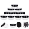 10 Gram Sample Containers with Lids, 10 Pack Sample Jars,