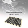 SG Store 72-Piece Reflective Sticker Set with High Visibility Honeycomb