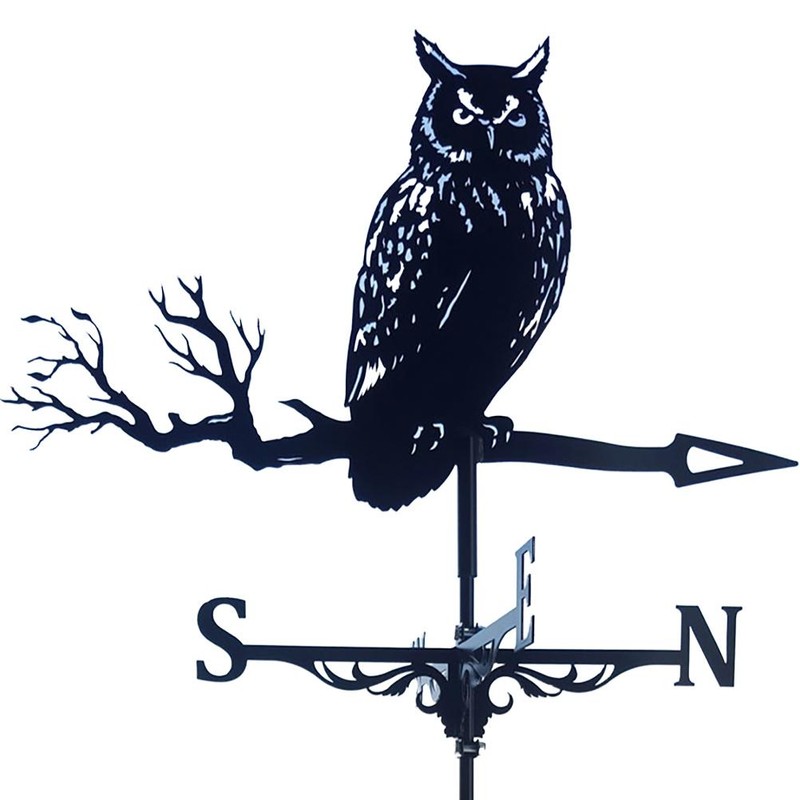 Stainless Steel Weather Vane Durable Retro Farm Scene Garden Stake